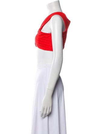 Simon Miller Halterneck Sleeveless Crop Top