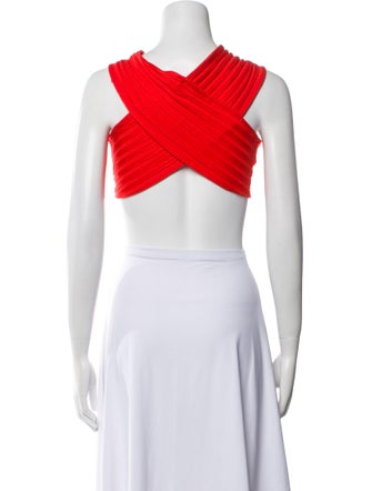 Simon Miller Halterneck Sleeveless Crop Top