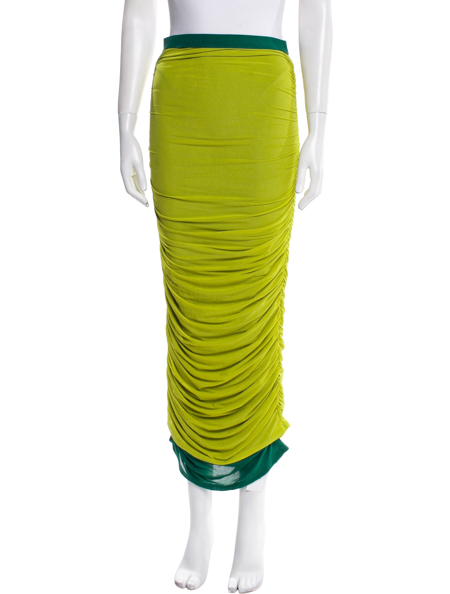 Simon Miller Colorblock Pattern Midi Length Skirt