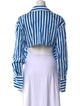 Simon Miller Striped Long Sleeve Button-Up Top