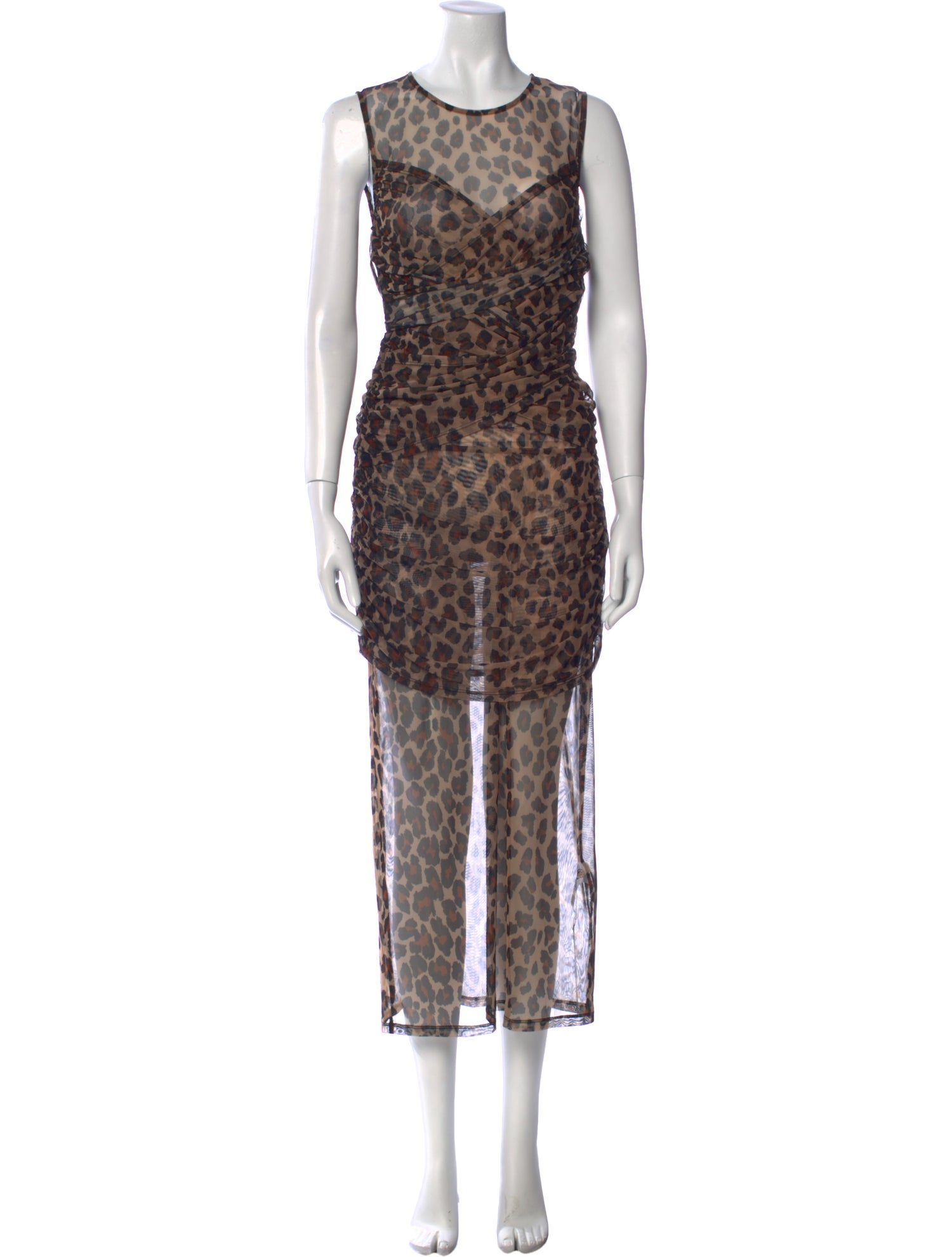 Simon Miller Animal Print Long Dress