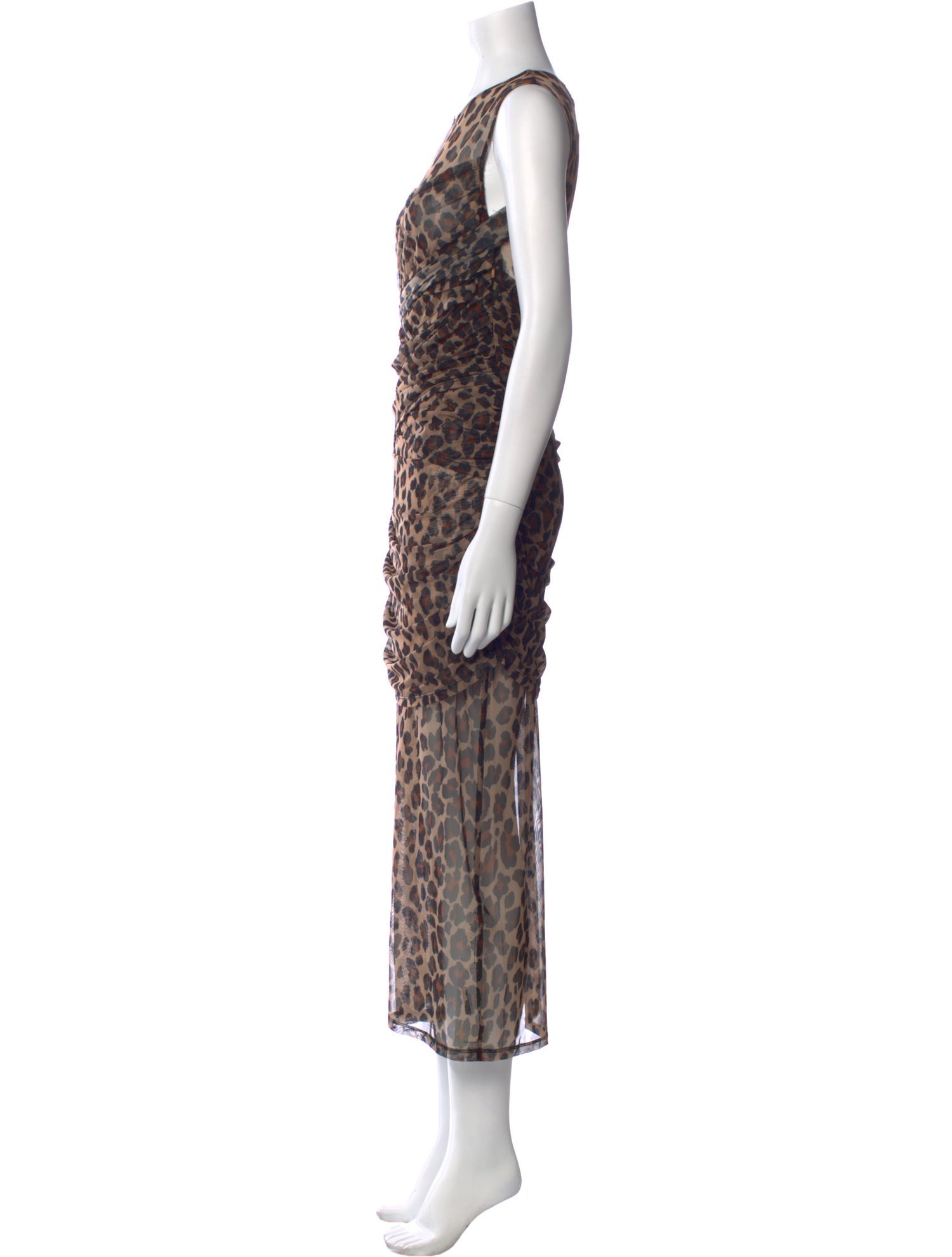 Simon Miller Animal Print Long Dress