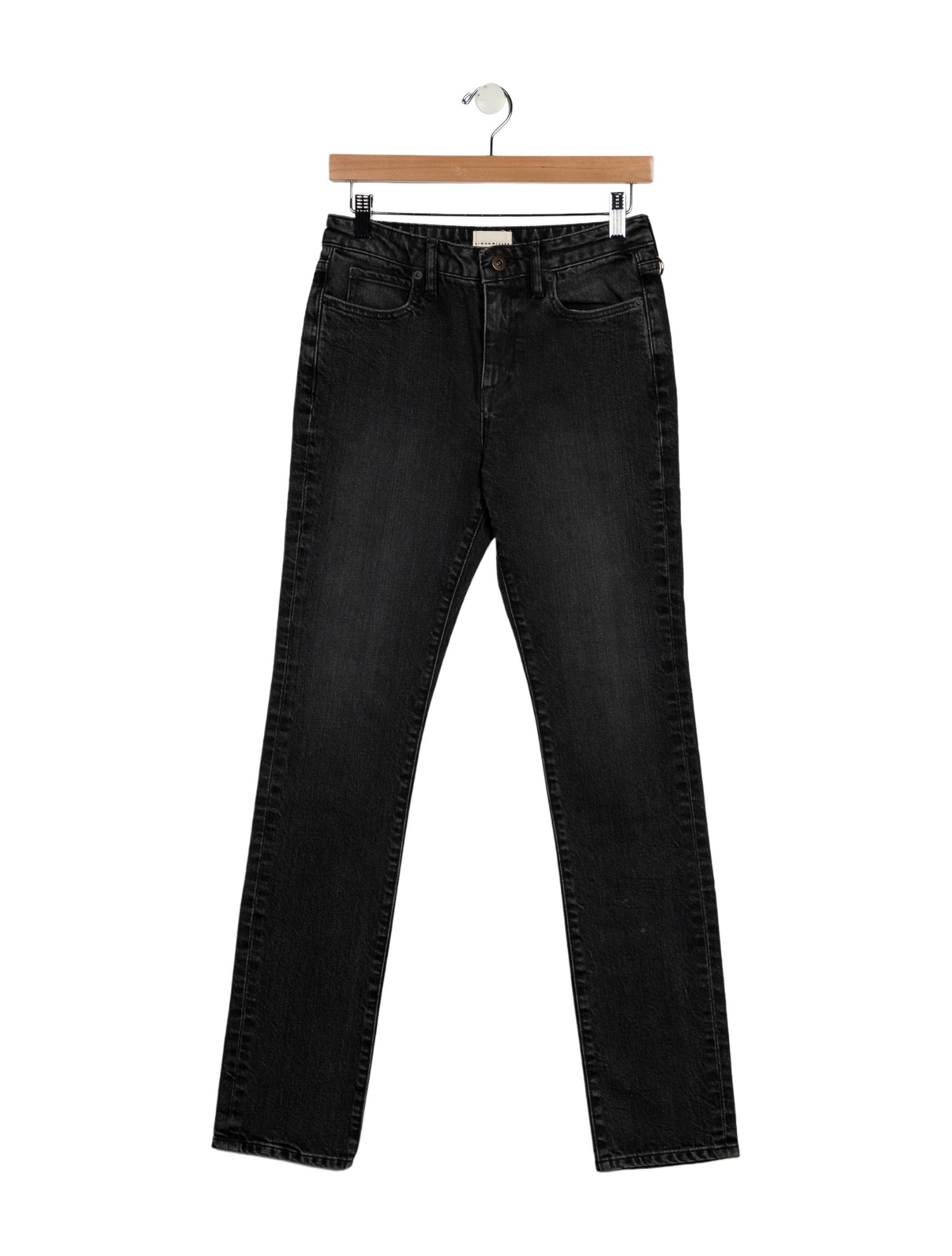 Simon Miller Mid-Rise Straight Leg Jeans