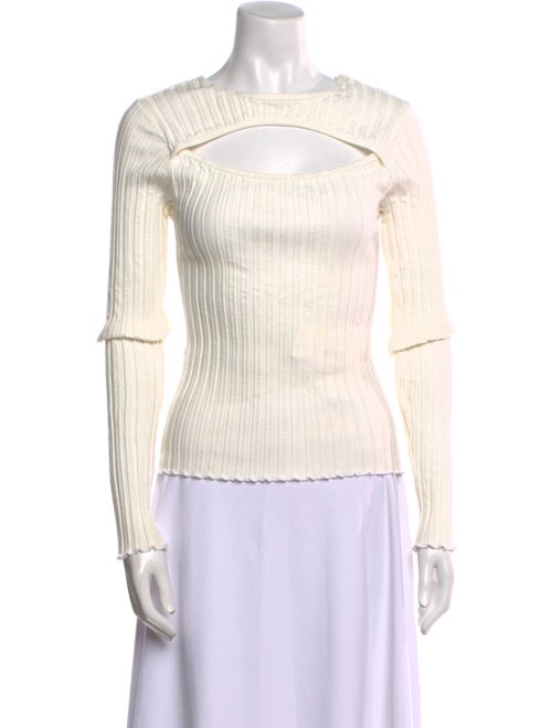 Simon Miller Off-The-Shoulder Long Sleeve Top