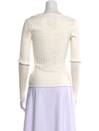 Simon Miller Off-The-Shoulder Long Sleeve Top