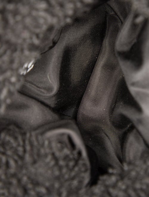 Simon Miller Faux Fur Top Handle Bag