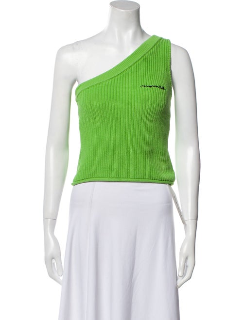 Simon Miller One-Shoulder Sleeveless Crop Top