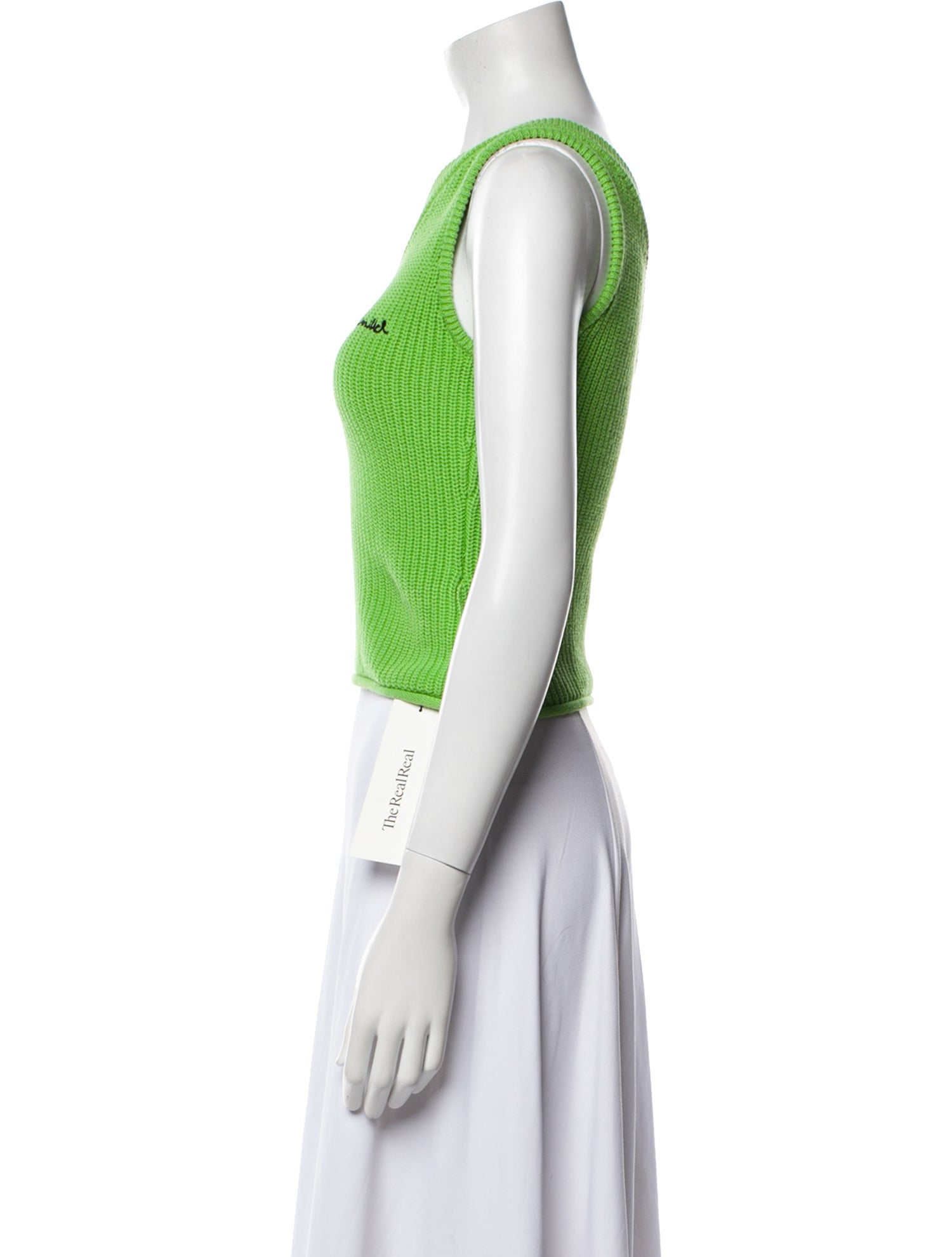 Simon Miller One-Shoulder Sleeveless Crop Top