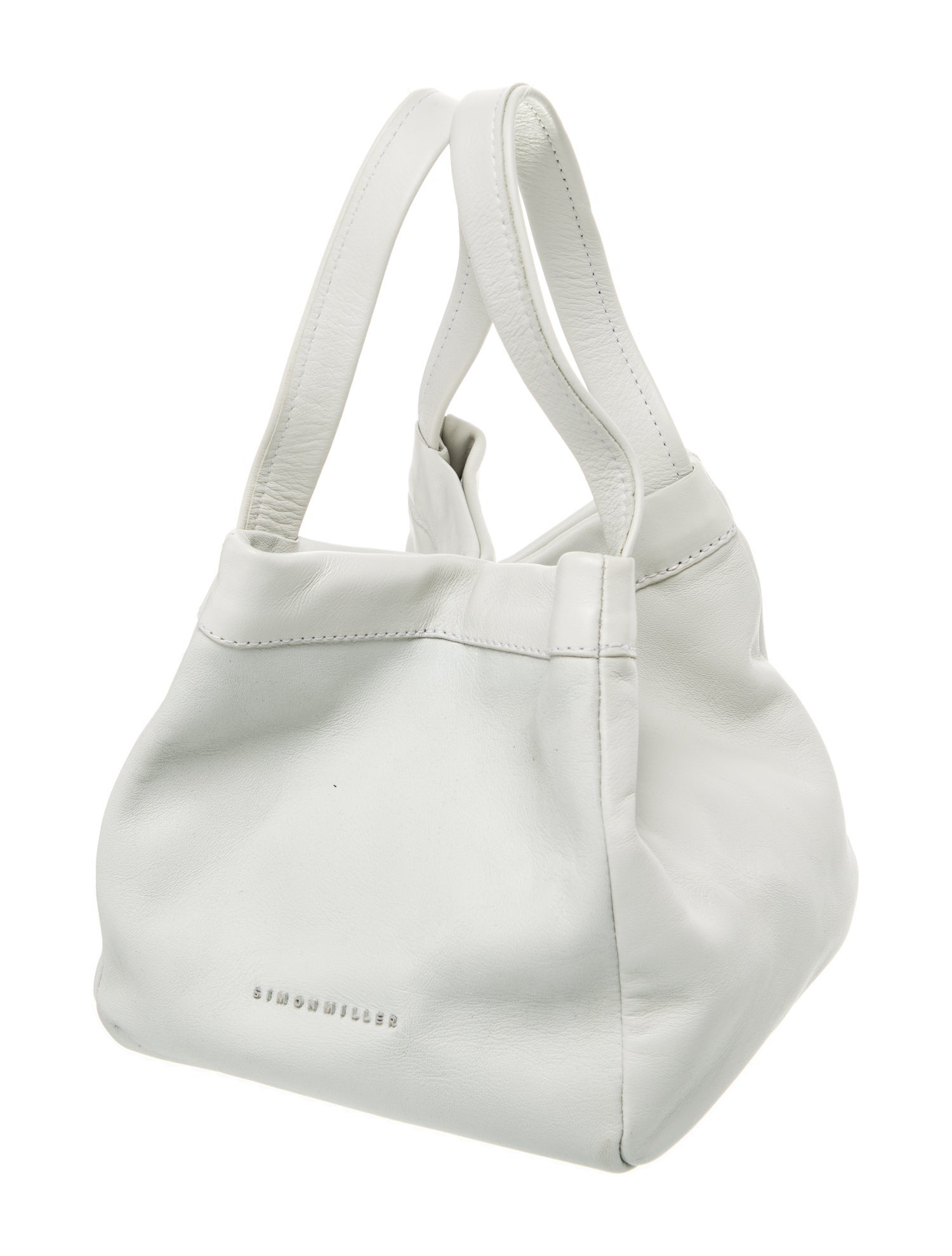 Simon Miller Leather Top Handle Bag