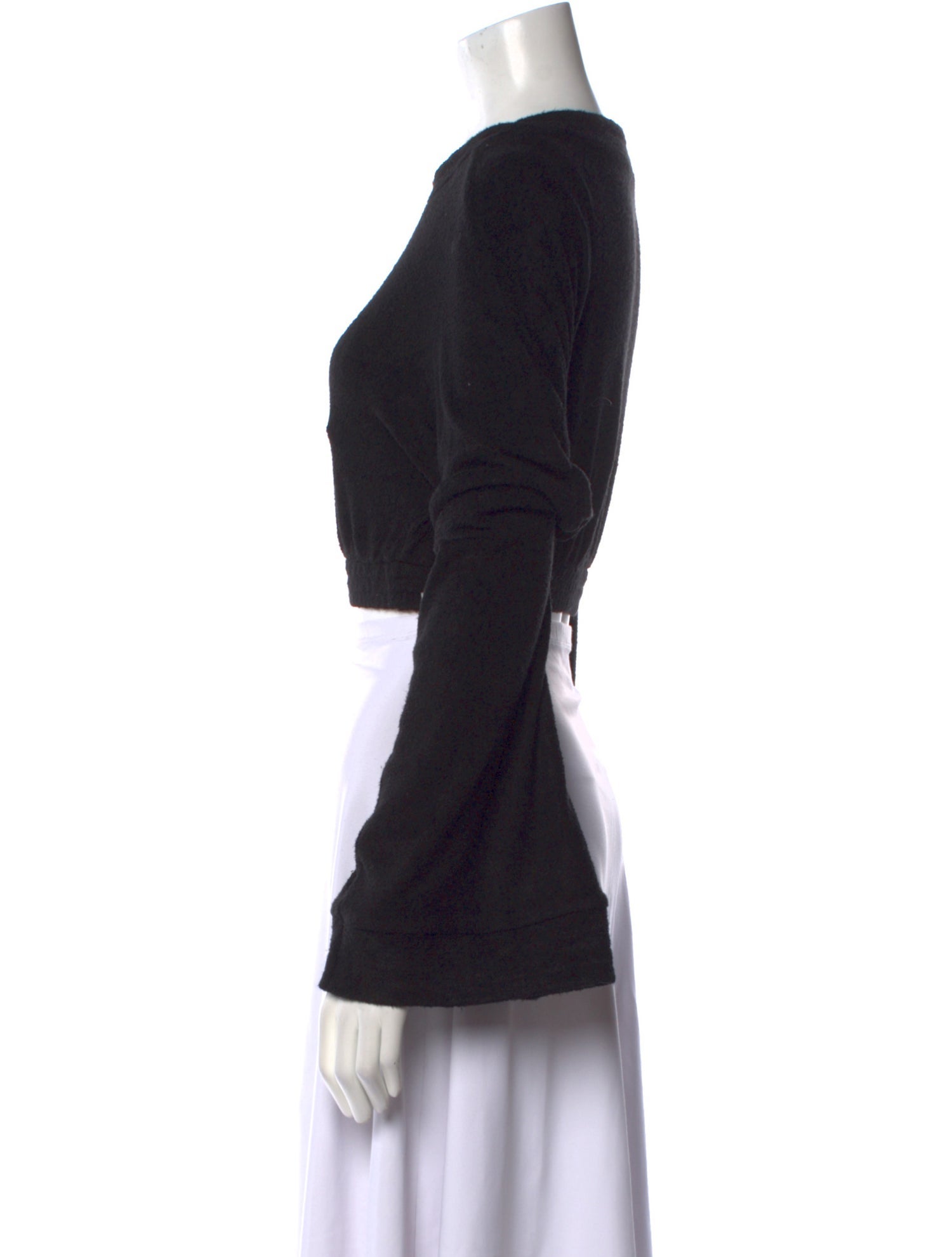 Simon Miller Bateau Neckline Long Sleeve Crop Top w/ Tags