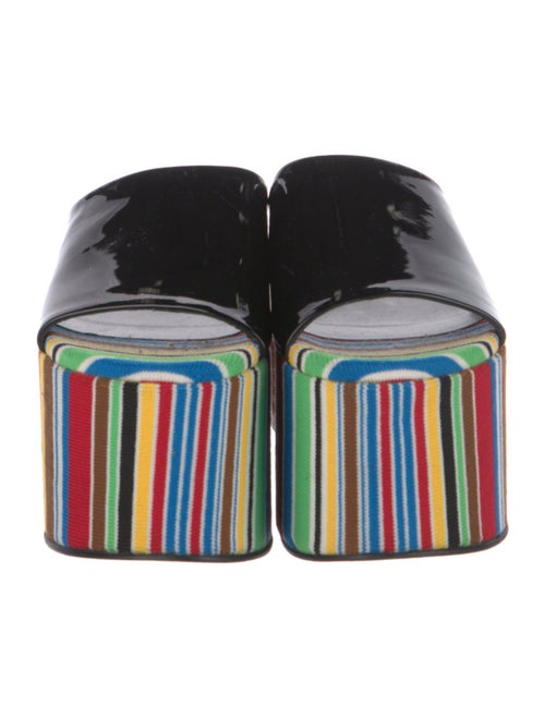 Simon Miller Leather Striped Slides