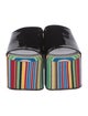 Simon Miller Leather Striped Slides