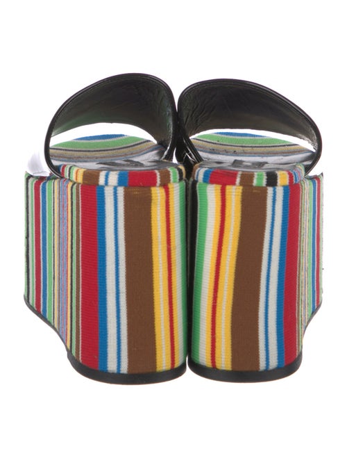 Simon Miller Leather Striped Slides