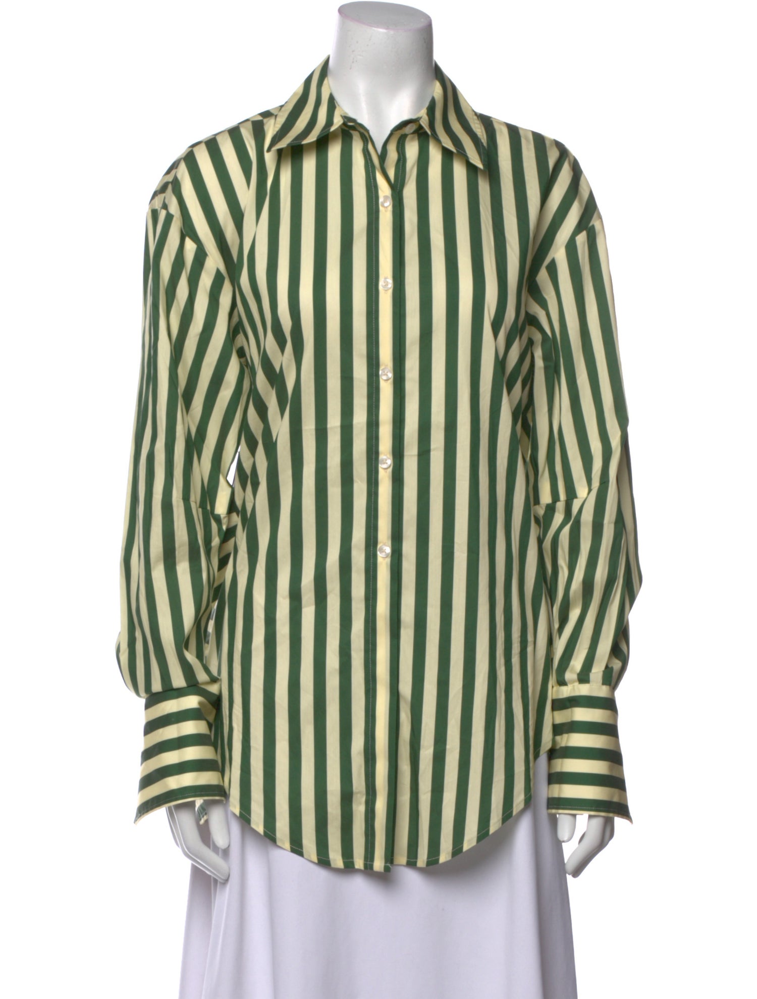 Simon Miller Striped Long Sleeve Button-Up Top w/ Tags
