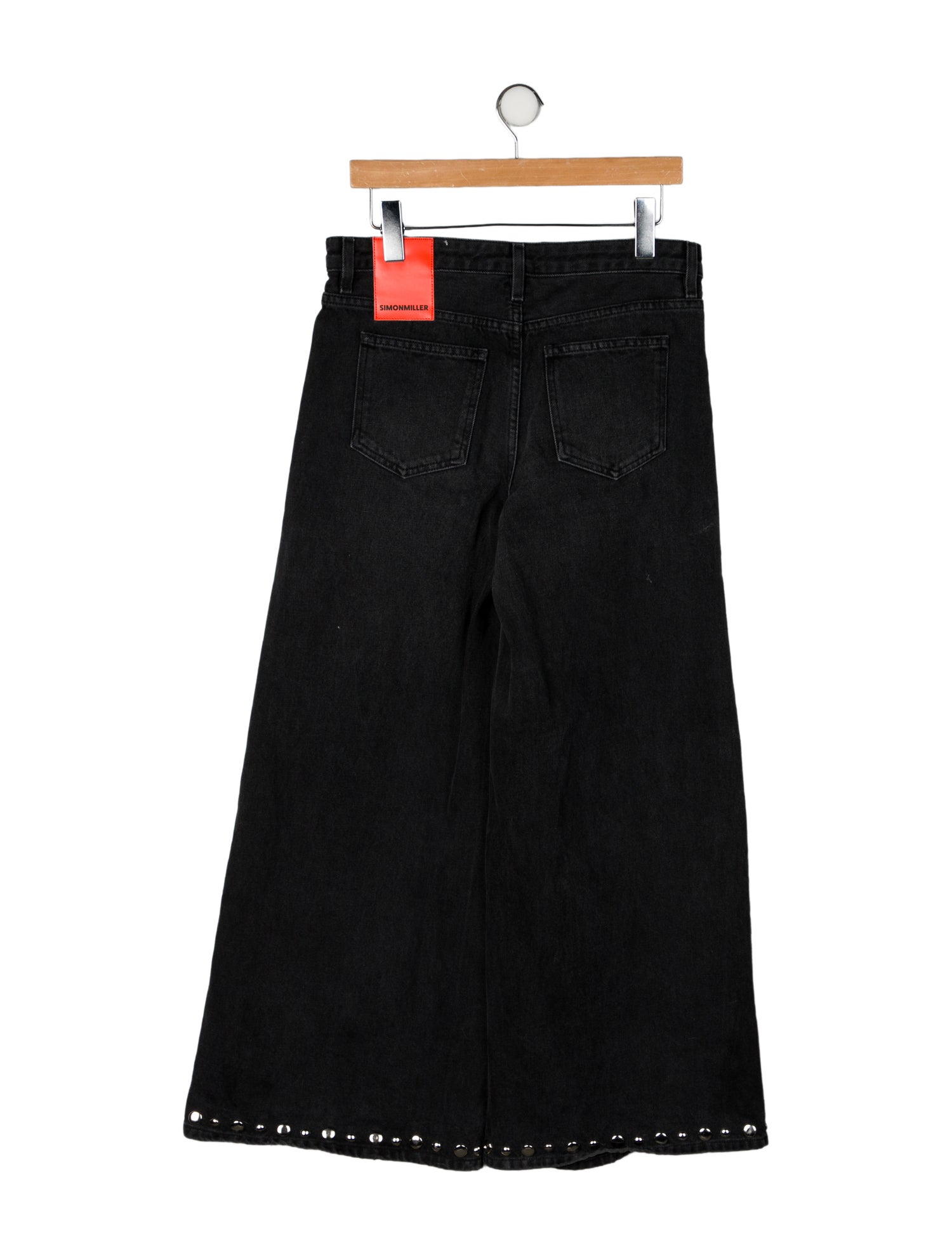 Simon Miller Mid-Rise Wide Leg Jeans