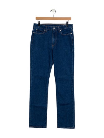 Simon Miller High-Rise Straight Leg Jeans