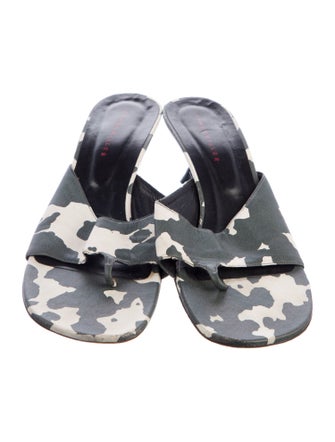 Simon Miller Leather Printed Slides