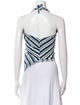 Simon Miller Striped Halterneck Crop Top