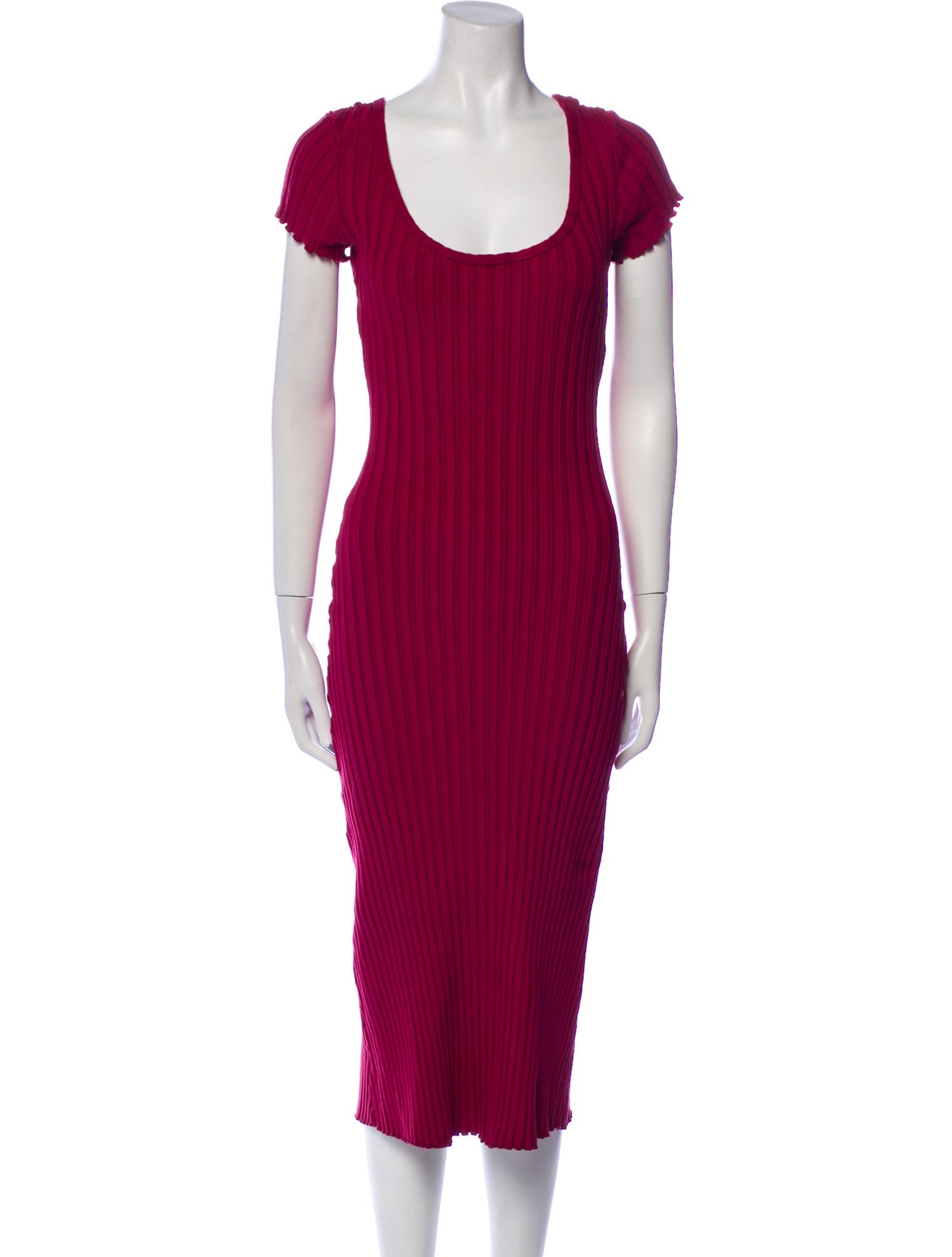 Simon Miller Scoop Neck Midi Length Dress