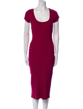 Simon Miller Scoop Neck Midi Length Dress