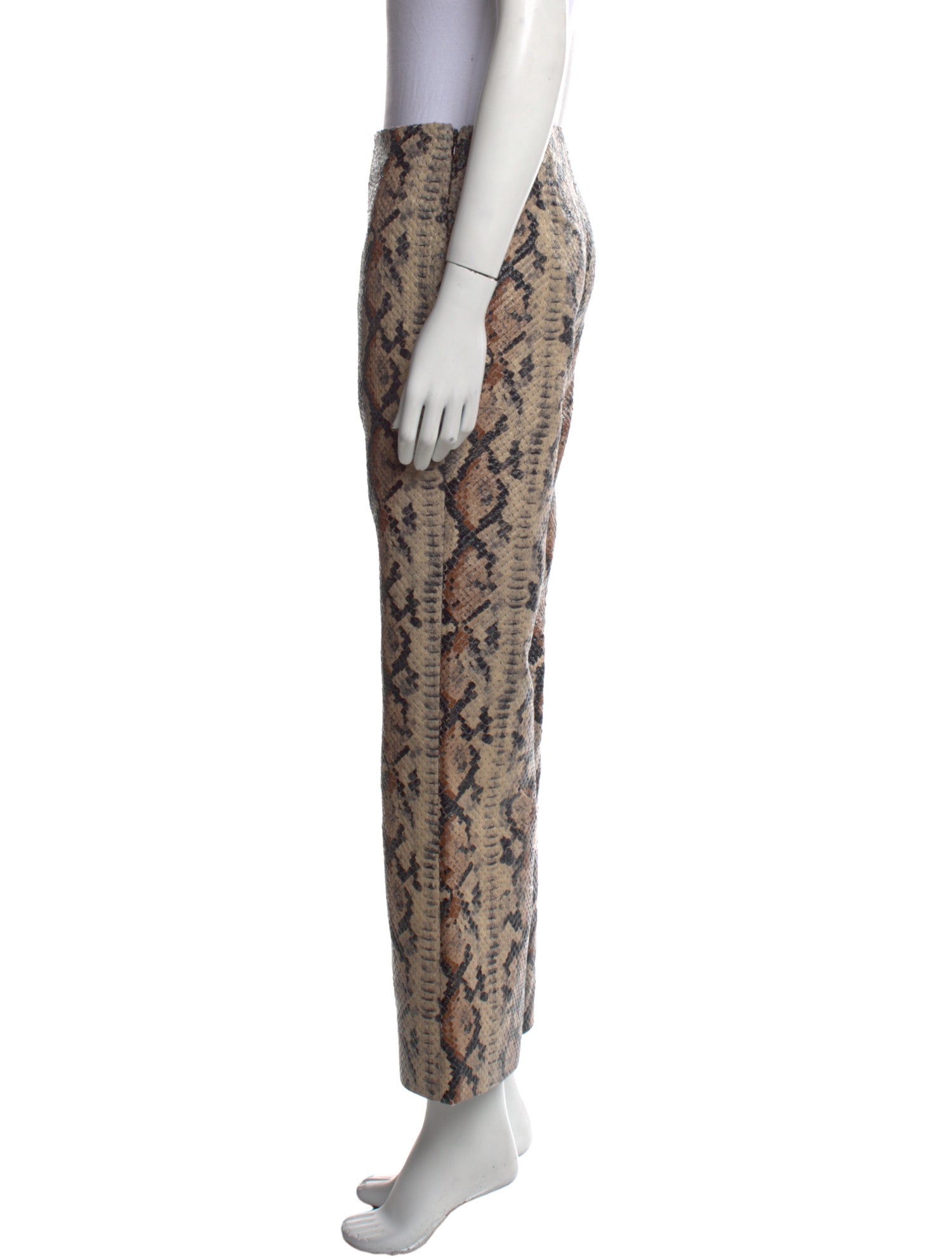 Simon Miller Animal Print Wide Leg Pants