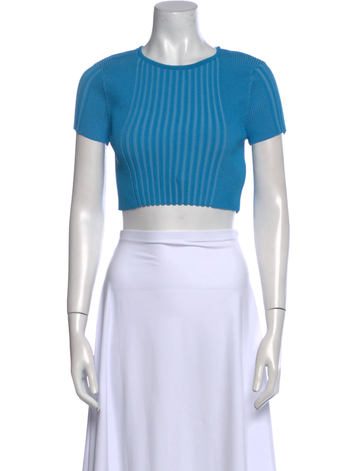 Simon Miller Crew Neck Short Sleeve Crop Top