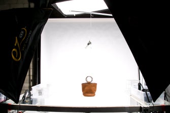 Simon Miller Suede Top Handle Bag