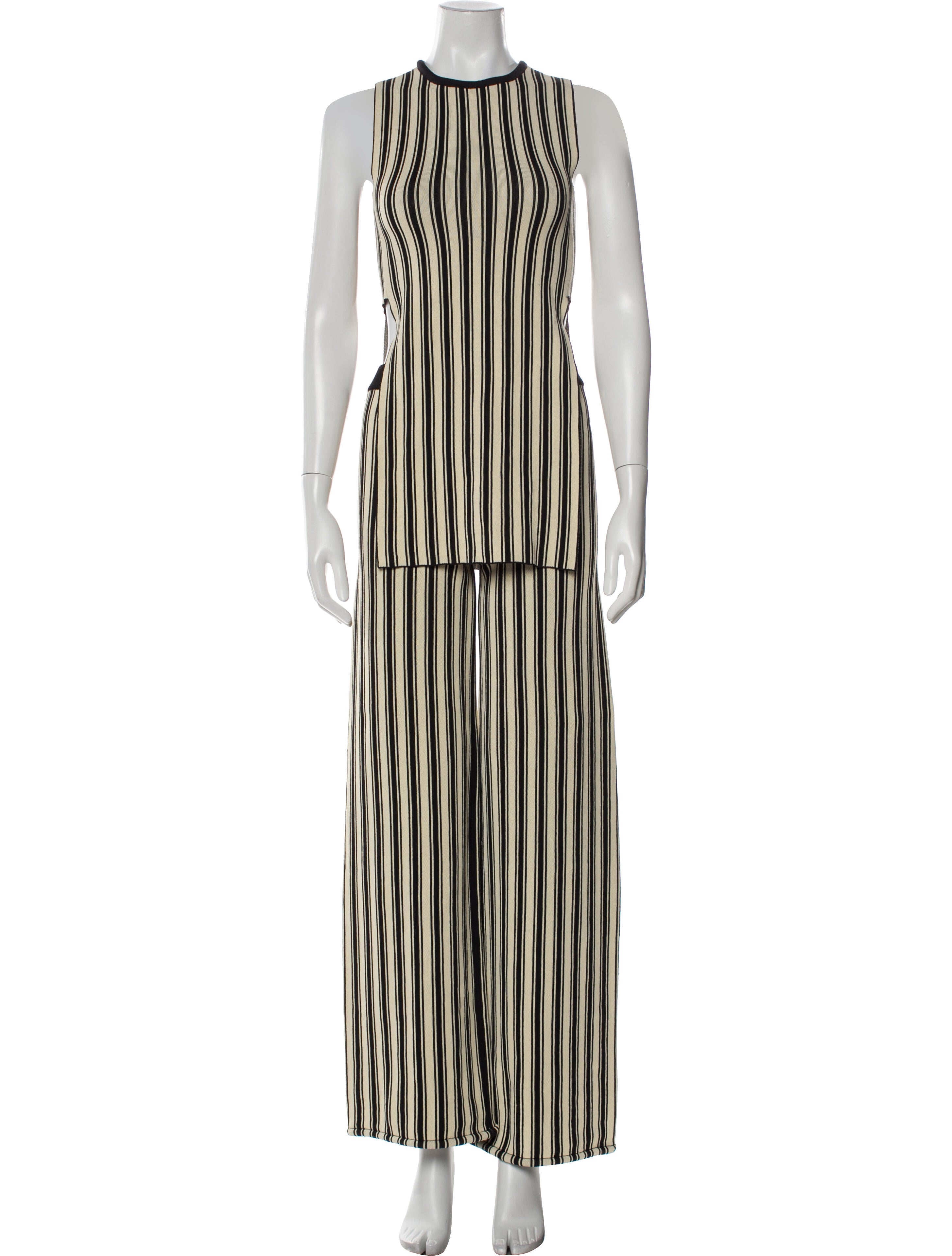 Simon Miller Striped Cutout Accent Pant Set w/ Tags