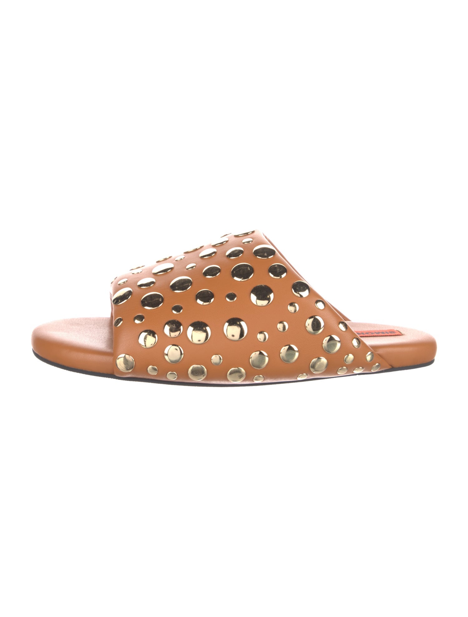Simon Miller Leather Studded Accents Slides