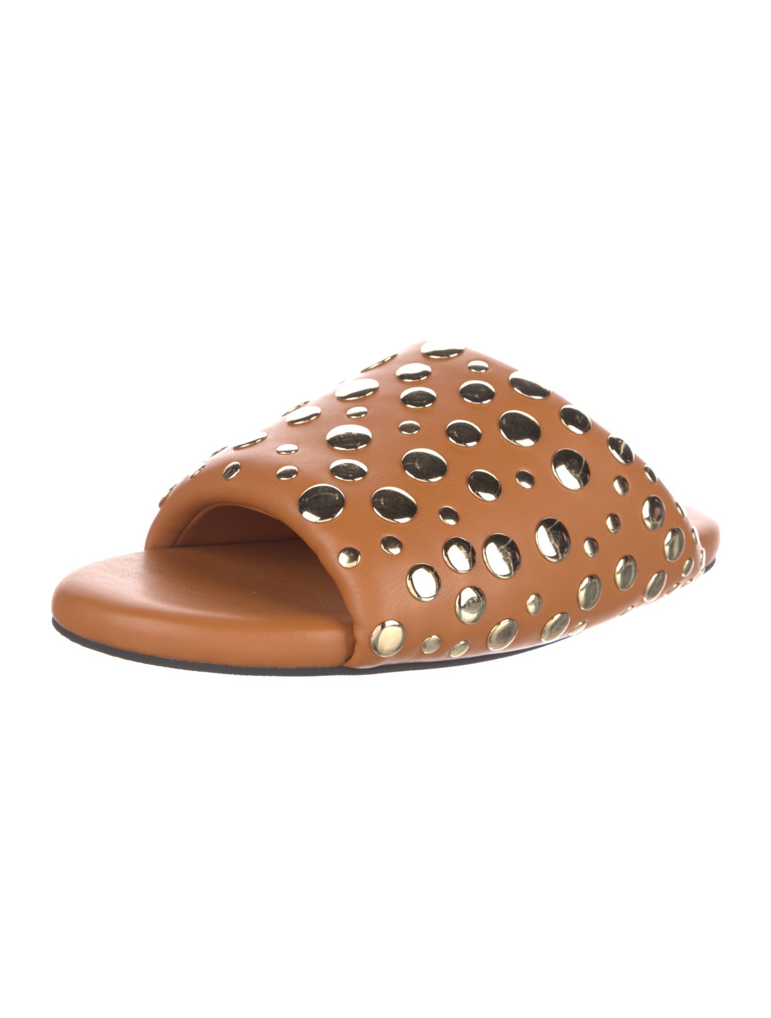 Simon Miller Leather Studded Accents Slides