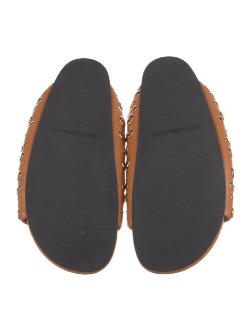 Simon Miller Leather Studded Accents Slides