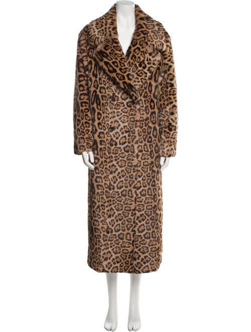 Simon Miller Animal Print Faux Fur Coat