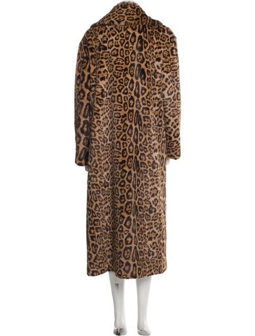 Simon Miller Animal Print Faux Fur Coat