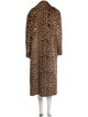 Simon Miller Animal Print Faux Fur Coat
