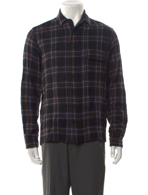 Simon Miller Wool Plaid Print Shirt