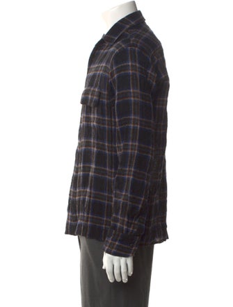 Simon Miller Wool Plaid Print Shirt