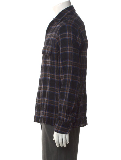 Simon Miller Wool Plaid Print Shirt