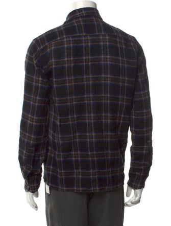Simon Miller Wool Plaid Print Shirt