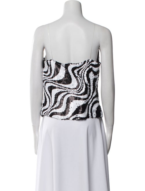 Simon Miller Printed One-Shoulder Top