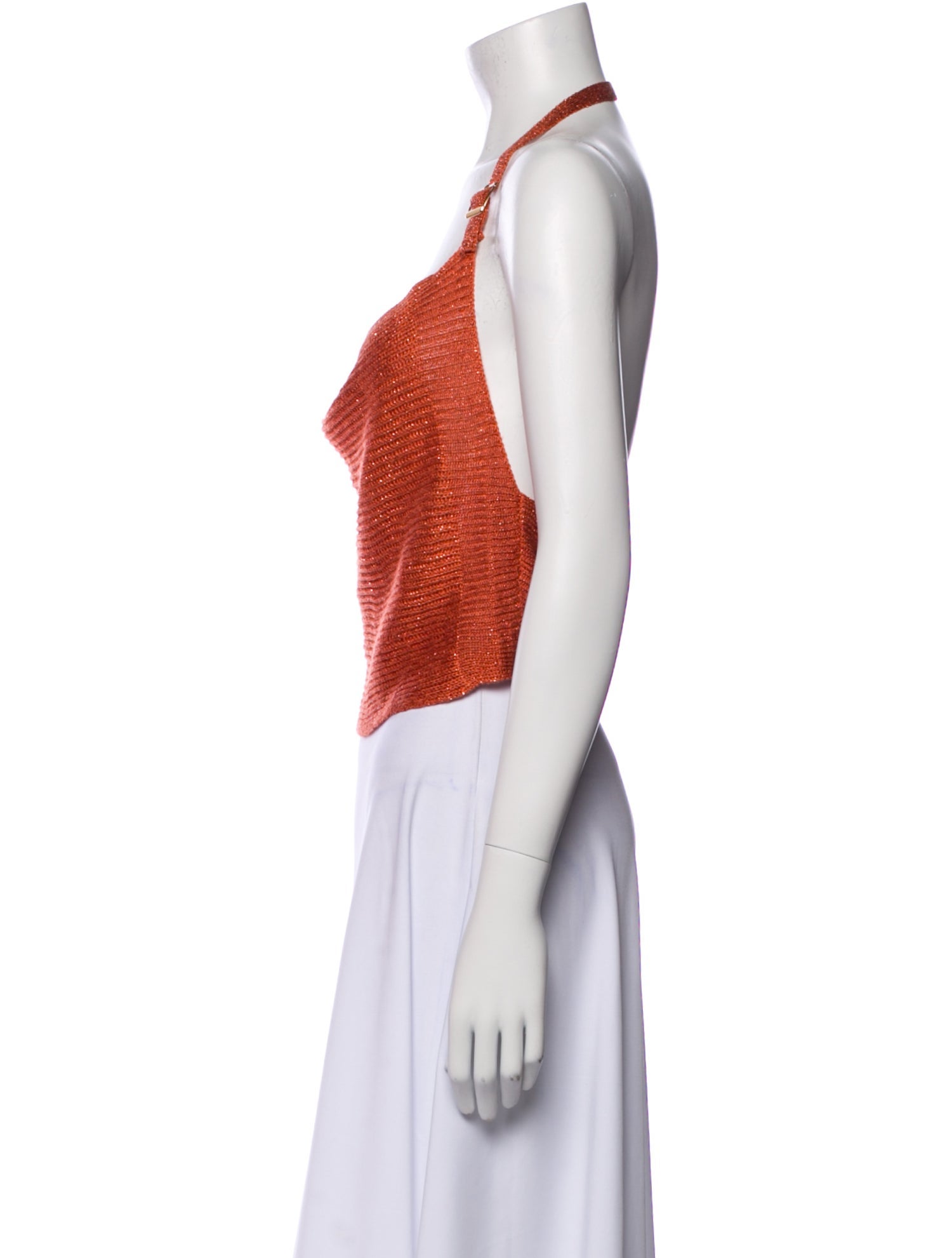 Simon Miller Cowl Neck Sleeveless Crop Top