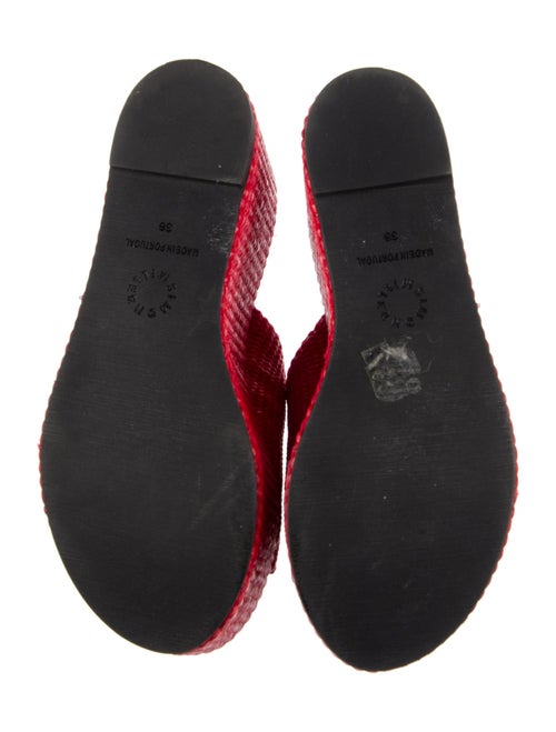 Simon Miller Raffia Slides