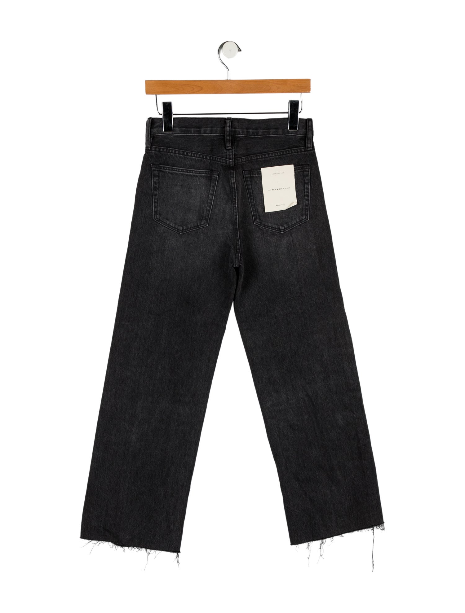 Simon Miller Mid-Rise Wide Leg Jeans