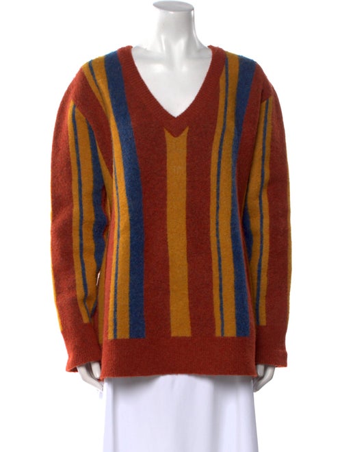 Simon Miller Striped V-Neck Sweater