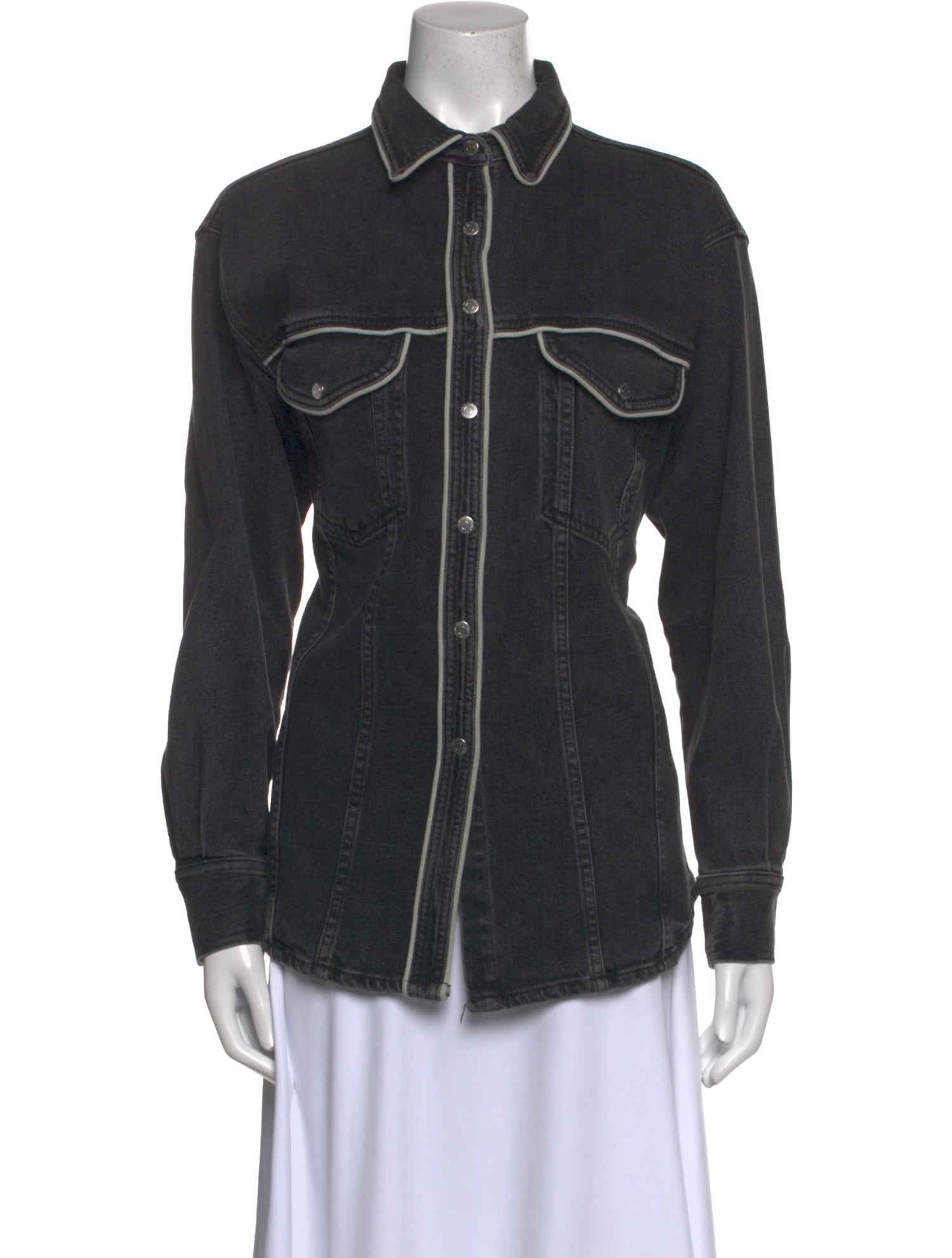 Simon Miller Long Sleeve Button-Up Top