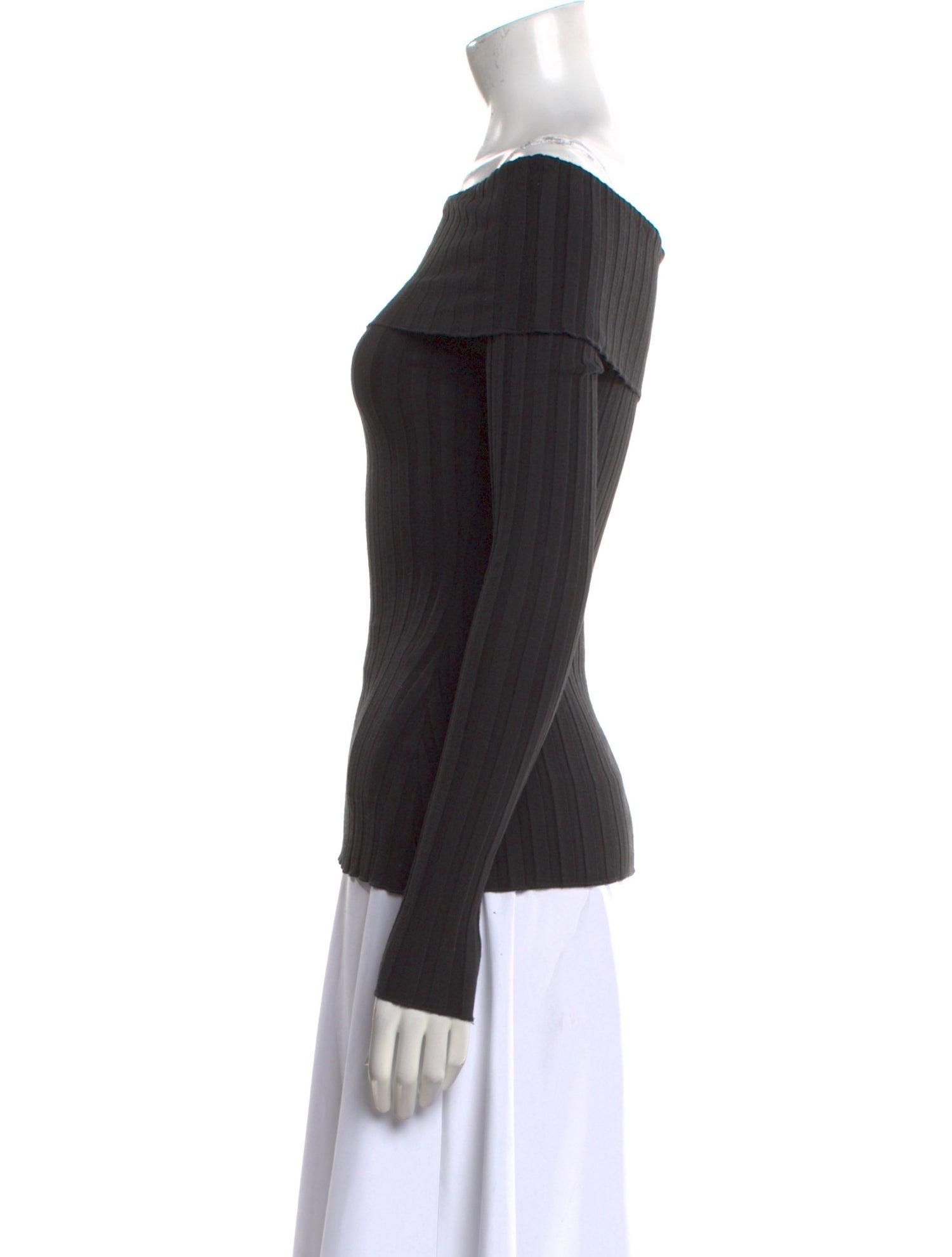 Simon Miller Off-The-Shoulder Long Sleeve Top