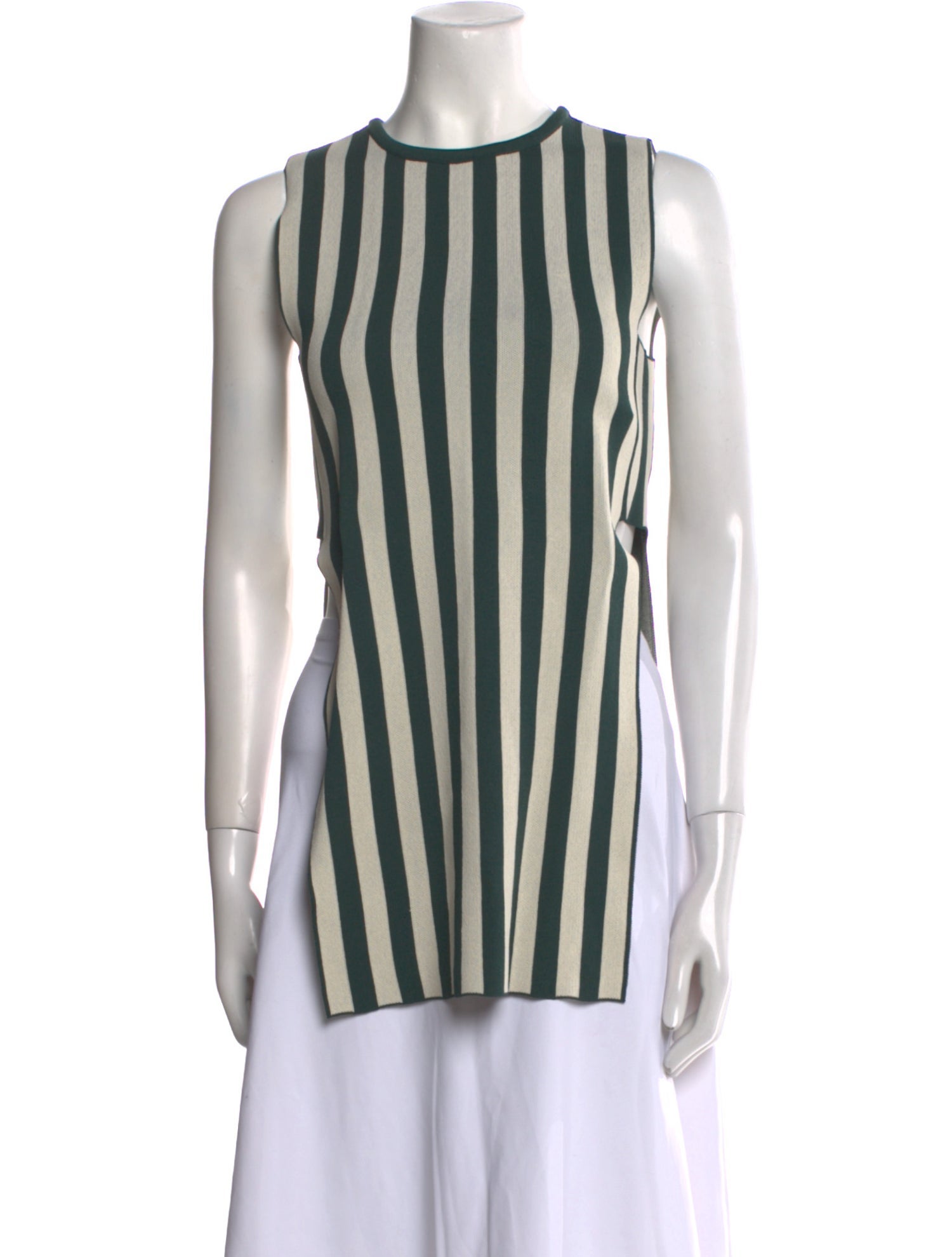 Simon Miller Striped Crew Neck Tunic