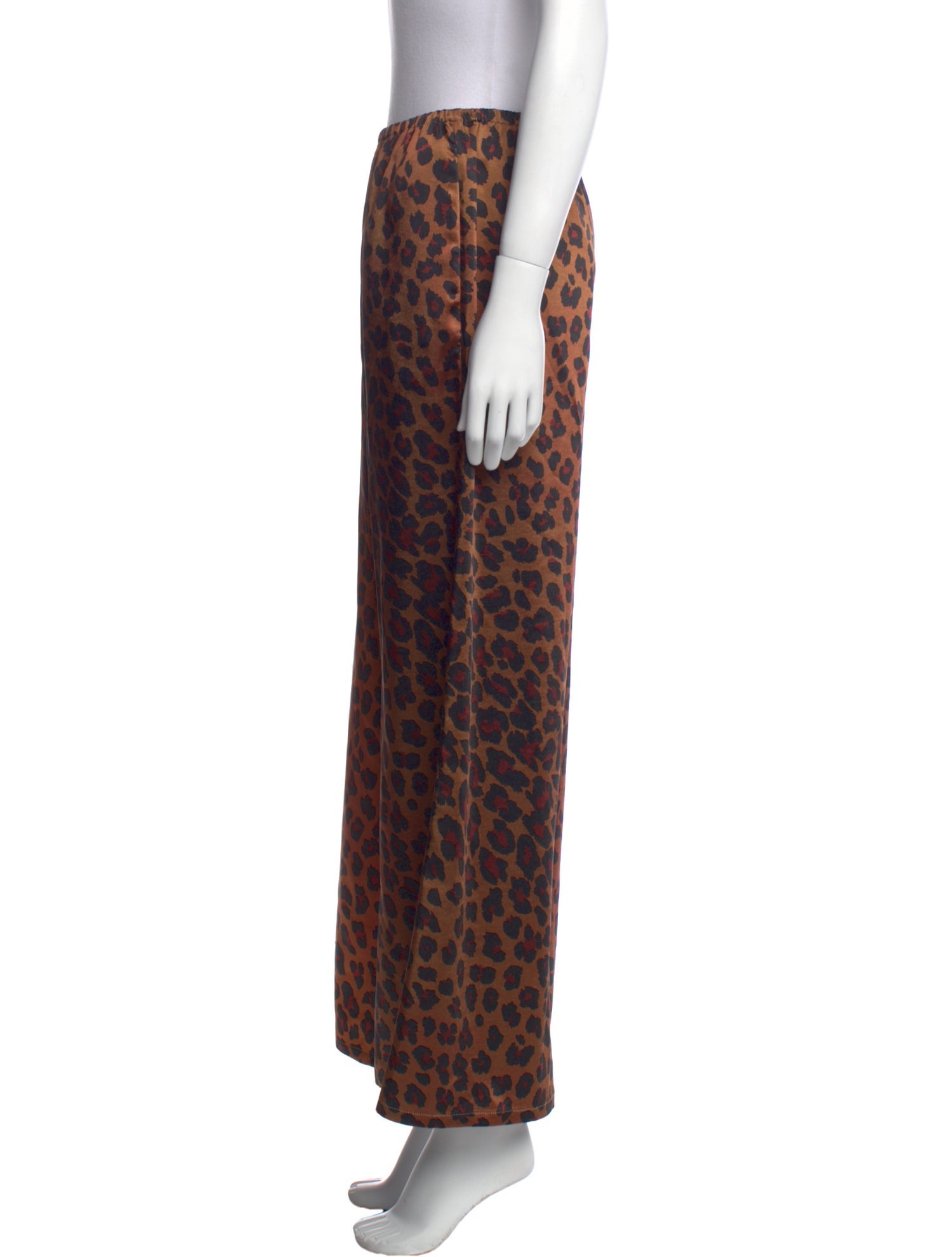 Simon Miller Animal Print Wide Leg Pants