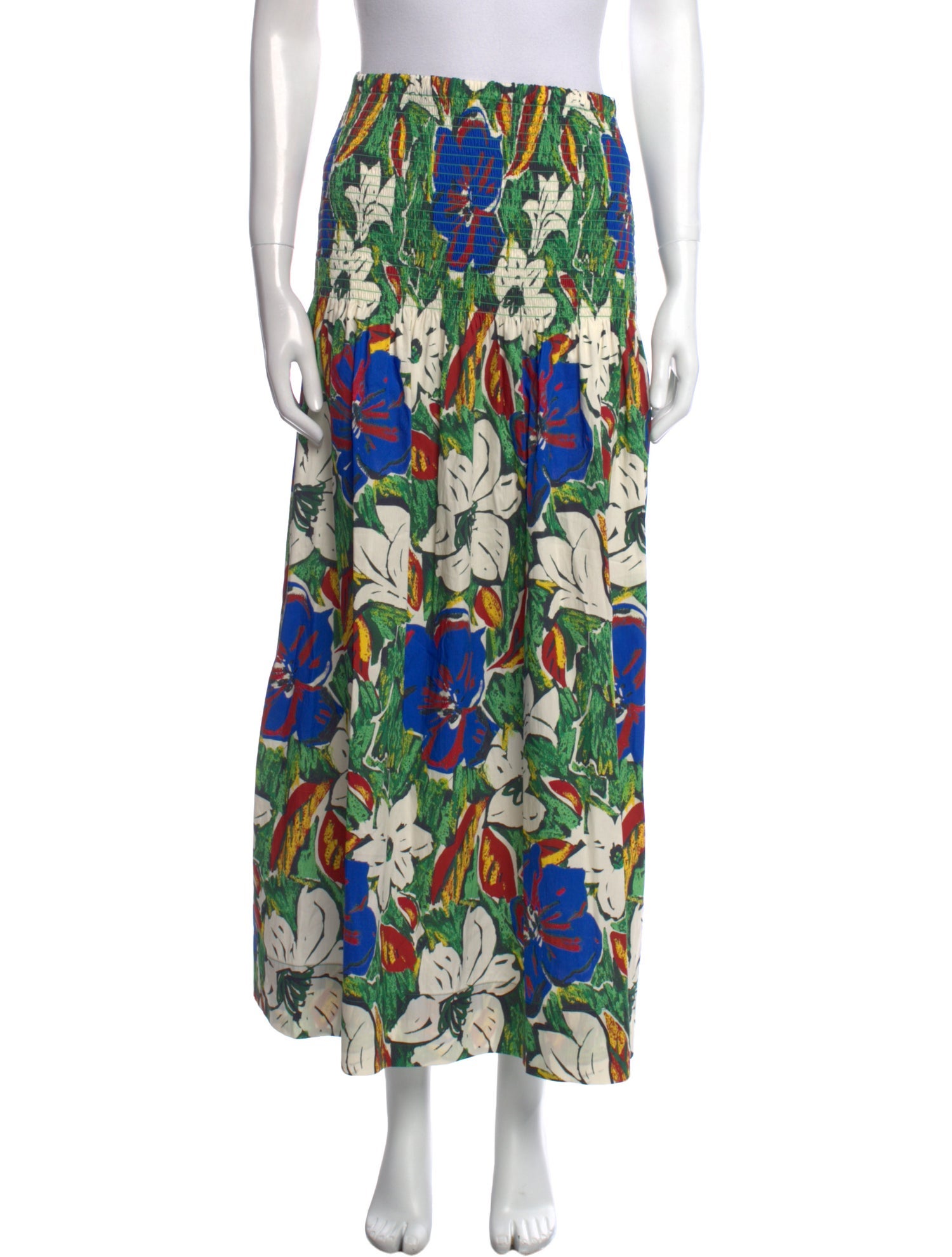 Simon Miller Floral Print Midi Length Skirt