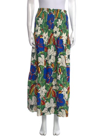Simon Miller Floral Print Midi Length Skirt