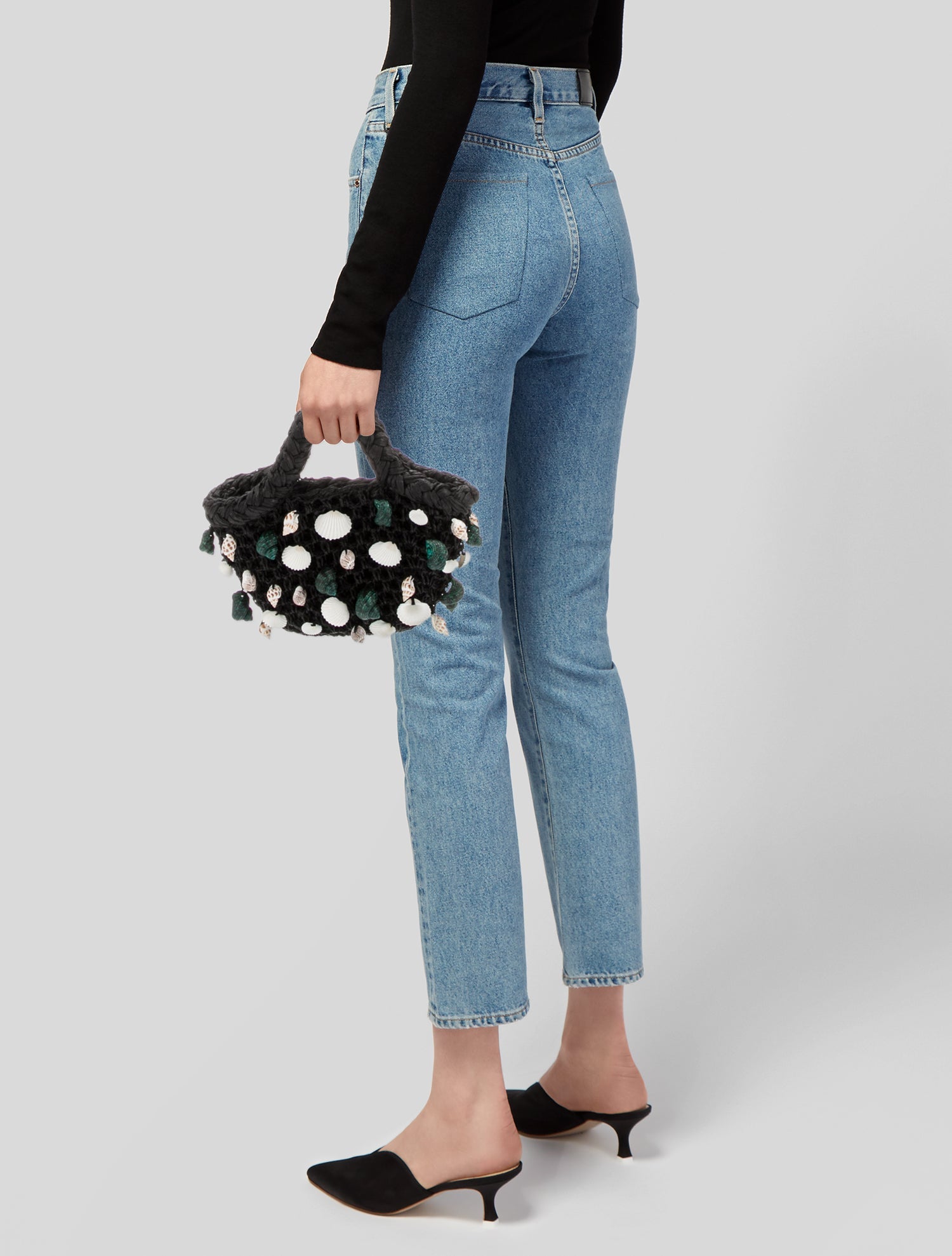 Simon Miller Raffia Top Handle Bag w/ Tags